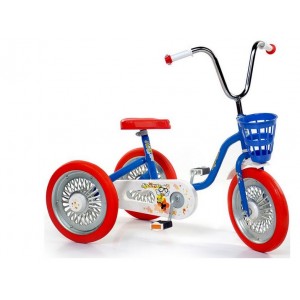 SPARITE triratukas su grandininiu mechanizmu (mėlyna/raudona)